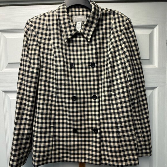 VTG - Liz Claiborne Collection Double Breasted Blazer Jacket - Sz 16 - Picture 1 of 4